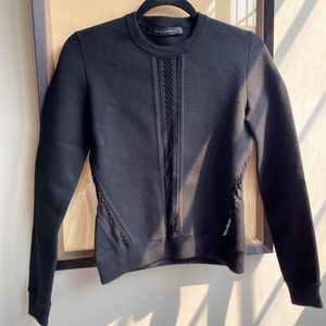 Sally Lapointe sweater w/ lace detail size XS